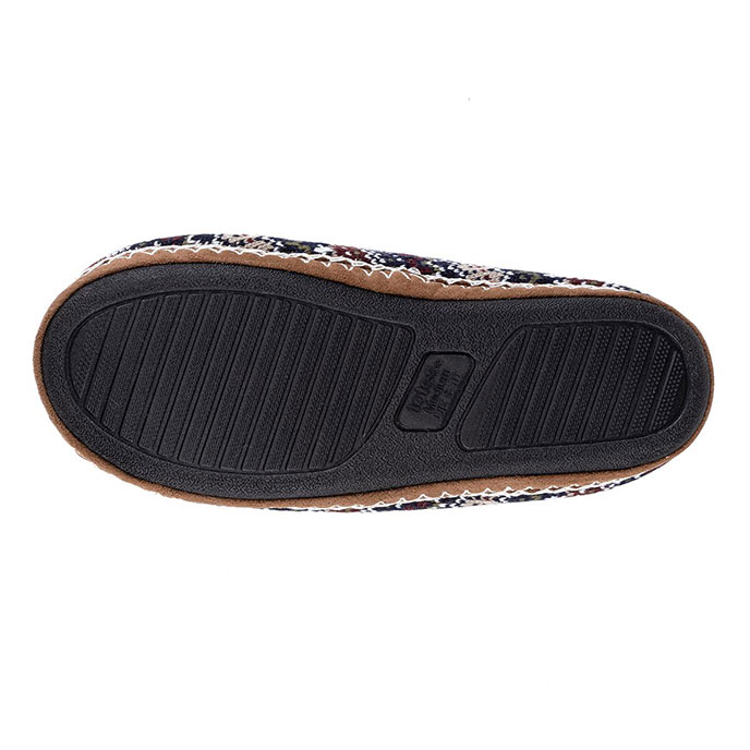 totes Mens Fair isle Boot Slipper Multi Extra Image 6